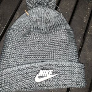 Nike, grey beanie